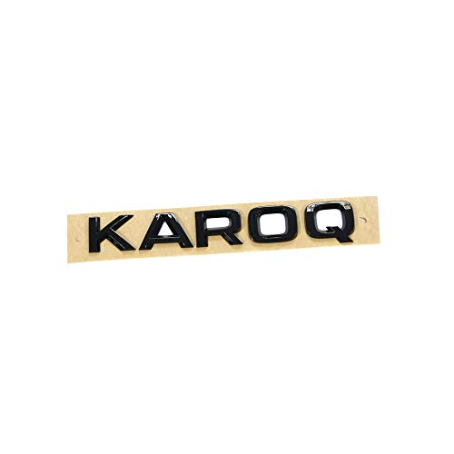 Karoq Schriftzug schwarz Emblem Buchstaben Blackline Logo