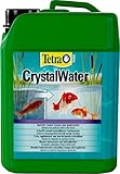 Tetra Pond CrystalWater - Wasserklärer gegen Trübungen für kristallklares Wasser im Gartenteich, 3 Liter Flasche
