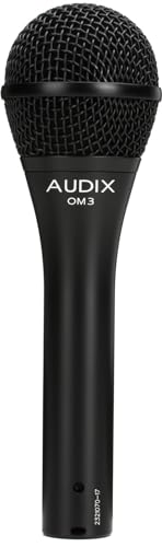 Audix OM3 Professionelles dynamisches Hand-Mikrofon für den Live-Einsatz