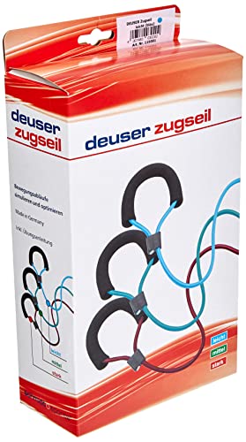 Deuser Zugseil leicht Fitnessband, blau, one Size