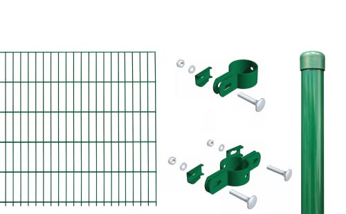 GAH Alberts Komplettset Einzelstabmatten 10 m, 1250 mm hoch, grün