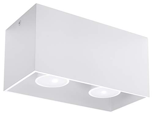 Sollux Lighting LED-Leuchte, Aluminium, Weiß, 20 x 10 x 10