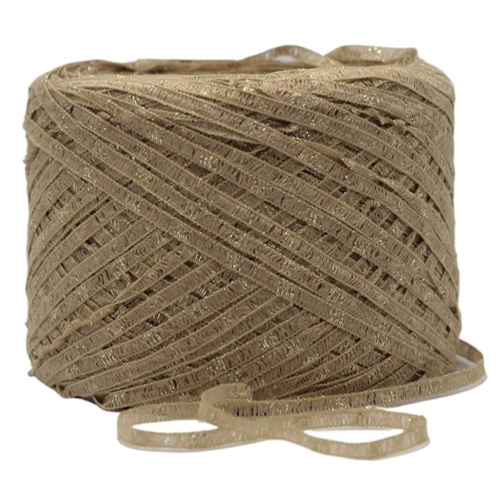 250g Baumwolle Leinen Ribbon Line Strickwaren Handstrickgarn for Stricken dick (Color : 11 camel, Size : 250g/ball)