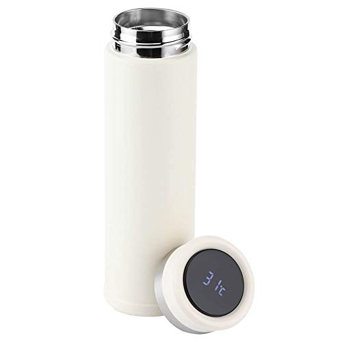 Reisebecher Isolierte Wasserflasche 480 Ml LED-Temperaturanzeige Intelligente Vakuumbecher Edelstahl-Trinkflaschen Sport-Trinkflasche für Büro-Fitnessstudio
