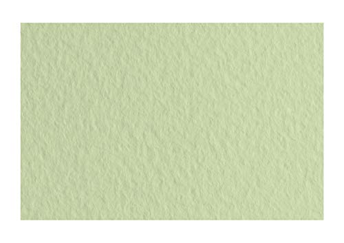 Honsell 21297111 - Fabriano Tiziano Pastellpapier Verduzzo, DIN A4, 50 Blatt, 160 g/m², hoch hadernhaltig, säurefrei und alterungsbeständig, griffige, raue Oberfläche
