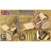 WW2 British Rota trailer W/2 Pounder Ammunition Set