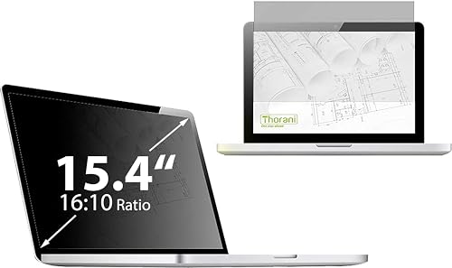 Thorani Premium Blickschutzfolie schützt Ihr Display - 15.4" Zoll 16:10 Widescreen