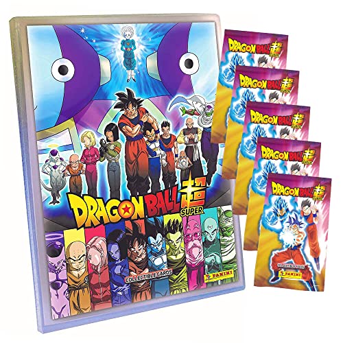 Panini Dragon Ball Super Trading Cards - Sammelkarten Serie 1 - Karten Auswahl (1 Mappe + 5 Booster)