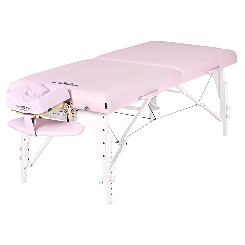 Master Massage 79cm Montclair Mobil Massageliege Klappbar Massagebett Massagebank Kosmetikliege Portable Massage Table Beauty Bed-Kristallrosa