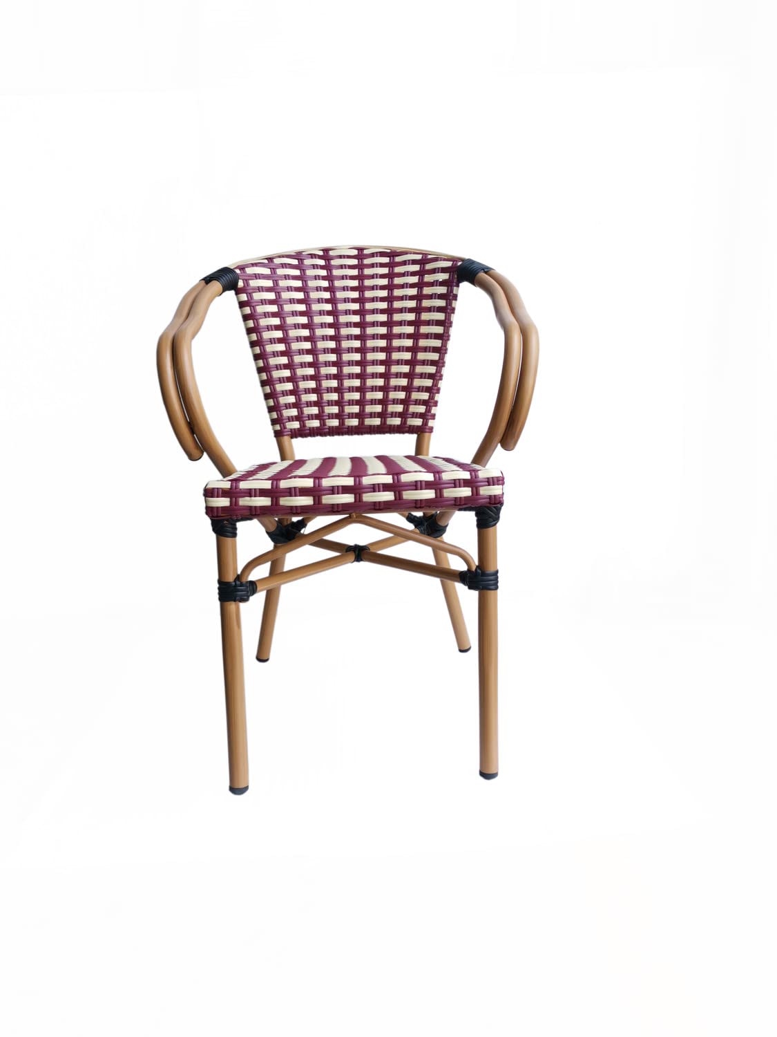 Sit Möbel 2er Set Stühle, beige, rot, Sitzhöhe 45 cm, Sitzbreite 42 cm, Sitztiefe 41 cm
