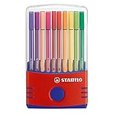 STABILO Fasermaler Pen 68 ColorParade/6820-04 sortiert Inhalt 20 Stück 6820-04