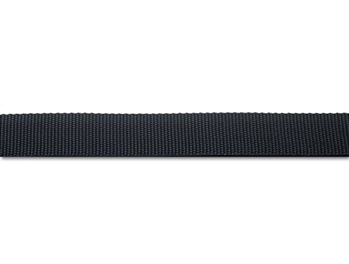 Chapuis B/PP25N25 Gurtband, Polypropylen, 255 kg, Breite 25 mm, Spule 25 m, Schwarz