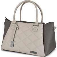 ABC Design Wickeltasche Royal Diamond Edition – Handtasche mit Baby Zubehör – auch zum Umhängen – Melange Stoff & Lederimitat – Farbe: herb