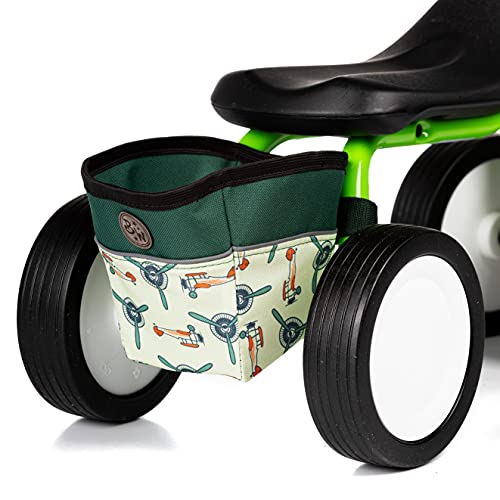 BAMBINIWELT Rahmentasche Tasche kompatibel mit Pukylino Wutsch Fitsch Puky OFFEN für Dreirad Laufrad Rutschfahrzeuge Fahrradtasche (Modell 26)