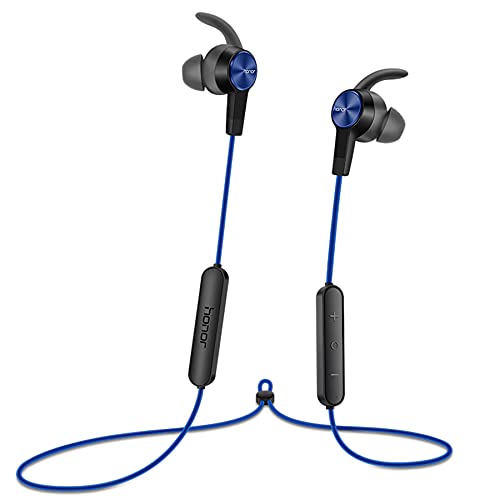 Honor Sports Bluetooth-Kopfhörer AM61, magnetischer kabelloser Kopfhörer mit Mikrofon, 11H Spielzeit, schweißbeständig, Lauf-/Fitness-Sport-Kopfhörer, In-Ear-Ohrhörer für iOS Android, Blau