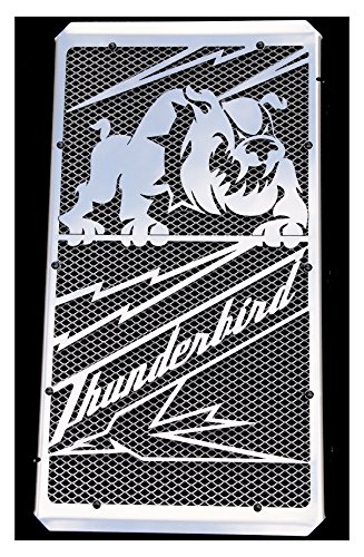 Kühlerverkleidung / Kühlerabdeckung Triumph Thunderbird 1600/1700 "Bulldog" + silberiges Gitter