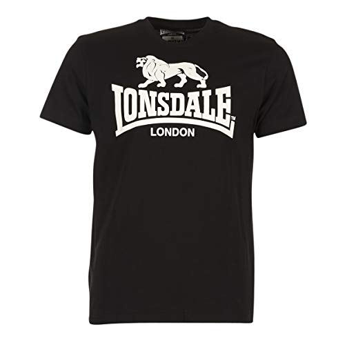 Lonsdale Herren Sport Shorts T-Shirt Promo, black, Large