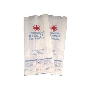Marplast Papier hygienebeutel für Damenbinden, Variante:Ohne Klarsichtfolie
