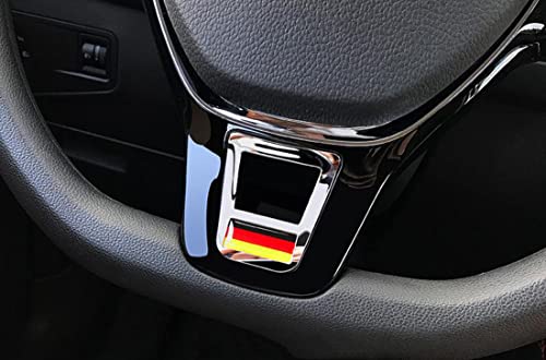 Auto-Lenkrad-Verkleidungs-Emblem-Aufkleber-ZubehöR, FüR Golf 7 7.5 Mk7 Arteon Jetta Tiguan Passat B8