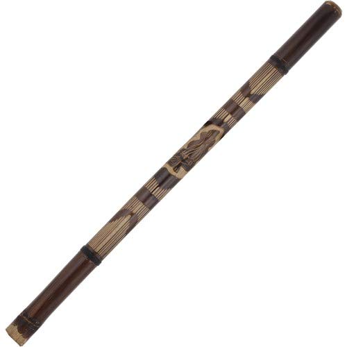 Terre Didgeridoo Bambus 120cm geschnitzt