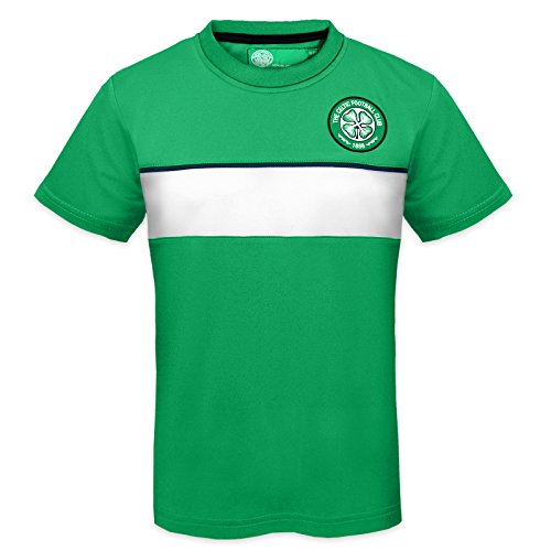 Celtic FC - Jungen Trainingstrikot aus Polyester - Offizielles Merchandise - Geschenk für Fußballfans - Grün - 10-11 Jahre