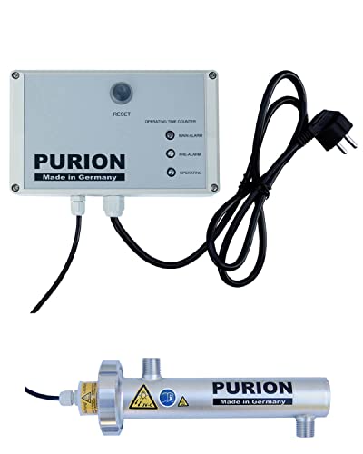 PURION 400 UV-Anlage Keimfreies Trinkwasser mit UV-C-Lampe 10W (PURION 400 110-240V mit Lebensdauerüberwachung)