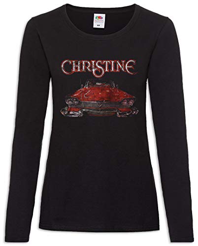 Urban Backwoods Christine Car Damen Langarm T-Shirt Schwarz Größe S