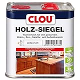 CLOU Holz-Siegel Tischlerlack: Premium Klarlack zur Lackierung von Möbeln, Treppen, Parkett und im Garten, seidenmatt, 2,50 L