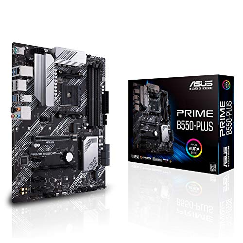 ASUS Prime B550-PLUS Mainboard Sockel AMD AM4 Formfaktor ATX Mainboard-Chipsatz AMD® B550