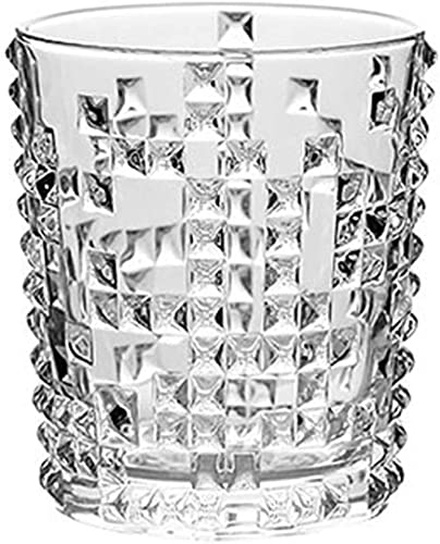 MOBEBI Weinglas, Glas, 12 Unzen Kristall-Whiskygläser, Rocks-Gläser-Set, hochwertige altmodische Gläser for Trinken von Bourbon, Wodka, Tequila-B-Set von 4 (Color : A, Size : Set of 4)