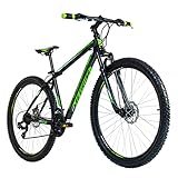 KS Cycling Mountainbike Hardtail 29'' Sharp schwarz-grün RH 51 cm