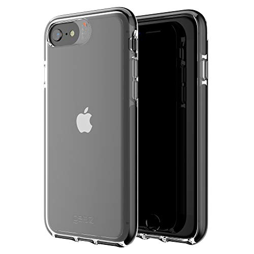 Gear4 Piccadilly Designed für iPhone SE (2020) Hülle, Schutzhülle Geschützt durch D3O Handyhülle - Schwarz, 8742915000, Piccadilly schwarz