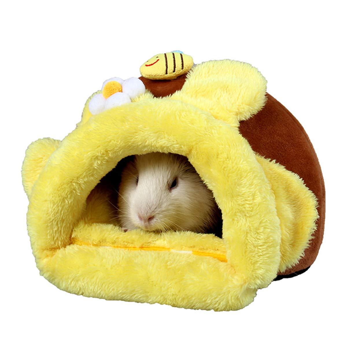 Eurobuy Kaninchen Meerschweinchen Hamster Haus Bett Niedlich Kleine Tiere Haustier Vlies Winter Warmes Gemütliches Bett Igel Winter Nest Käfig Hamster Zubehör