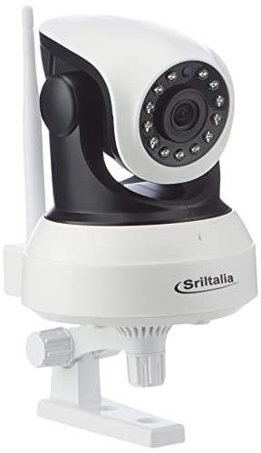 sricam SP017 Überwachungskamera-HD 720P Wireless Überwachungskamera P2P Nachtsicht Bewegungserkennung, 12 V, Weiß / Schwarz