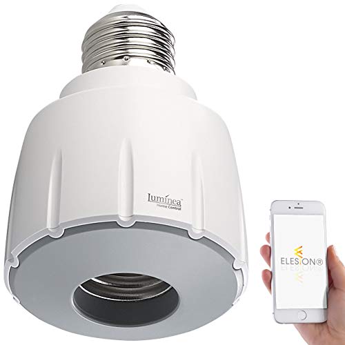 Luminea Home Control Lampensockel: Smarte WLAN-E27-Lampenfassung, kompatibel mit Amazon Alexa & Google Assistant (Funklampenfassung, WiFi Lampenfassung, Überwachungskamera)