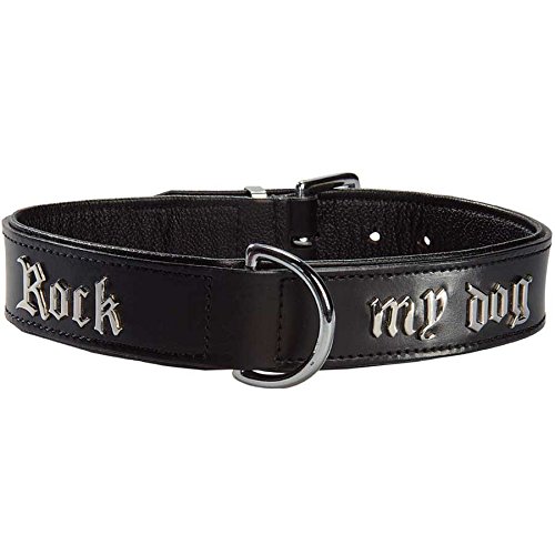 Bobby Halsband Rock My Dog, Größe 45, schwarz
