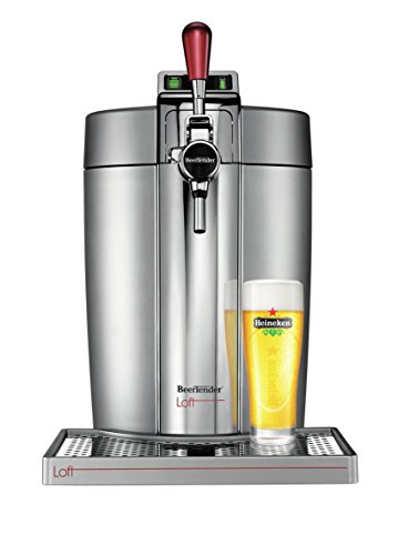 Krups VB700E00 Beertender Loft Edition Bierzapfgerät, Silber/Chrom