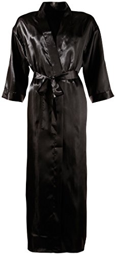 Cottelli Collection Lingerie Damen Kimono, schwarz, 1 Stück
