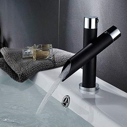 Schwarz Malerei Badezimmer Waschbecken Wasserhahn Einhand-Mischbatterie Waschbecken Waschtisch Wasserhahn Waschbecken Wasserhahn