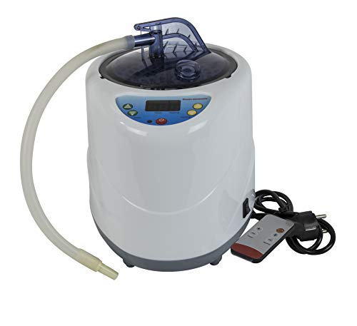 Dampferzeuger 2 Liter 1000 Watt mit elektronischer Steuerung und drahtloser Fernbedienung für portable Dampfsaunen