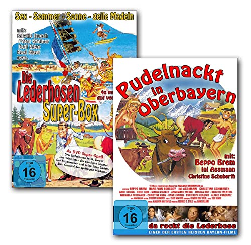 Die Lederhosen Super Box + Pudelnackt in Oberbayern [4 DVDs]