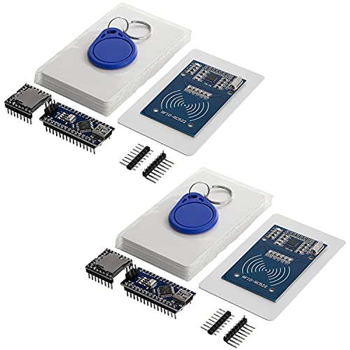 AZDelivery 2 x TonUINO Set (Mp3 Player, Nano V3.0, RFID Kit und 13,56 MHz RFID Karten) kompatibel mit Arduino inklusive E-Book!