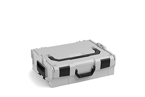 Bosch Sortimo L BOXX 136 | Größe 2 grau | Werkzeugkoffer Kunststoff | Professioneller Werkzeugkoffer | Ideals Unterteilungs- und Transportsystem