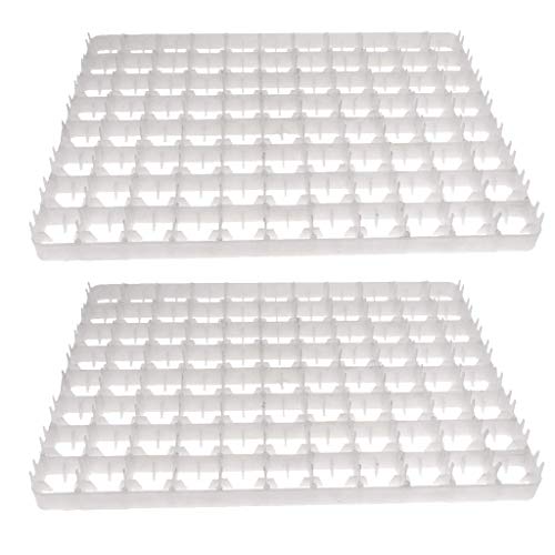 Tubayia 2 Stück 88 Geflügel Eier Inkubator Tablett Ersatzteil für Automatische Brutapparat