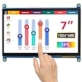 Monitor Display Anzeigen IPS Bildschirm-7 Zoll 1024X600 HD TFT LCD mit Touchscreen für Himbeere Raspberry Pi B + / 2B Raspberry Pi 3 Windows 10/8.1/8/7