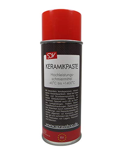 SDV Chemie Keramikpaste 6X 400ml Anti Seize Keramik Spray Montagepaste bis 1400°C KFZ PKW