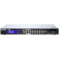 QNAP QGD-1600P-4G Switch Managed 16 Port 1Gbps PoE Switch, 2 SFP+