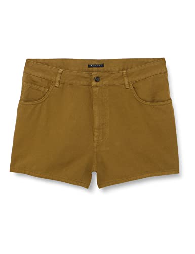 Sisley Damen 4ZN5L9003 Casual Shorts, Olive Green 350, 28