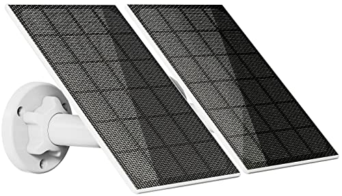 revolt Solarpanele USB 5V: 2er-Set Solarpanels für Akku-IP-Kameras mit USB-C, 3 W, 5 V, IP65 (Solar Ladegeräte USB, Solarmodul)