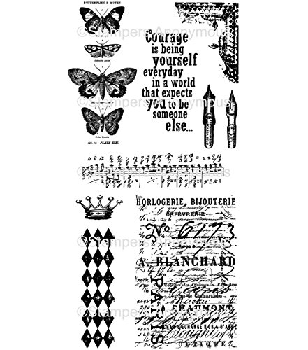 Tim Holtz Cling Stamps ~ Butterfly Melange!!! by Tim Holtz